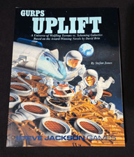 GURPS Uplift Wolfing Terrans vs Schemming Galactics Steve Jackson Games RPG