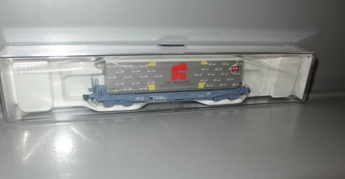 Fleischmann N 845348 SNCF Einheitstaschenwagen mit Wechselpritsche Mesguen _N658 | Zustand: Neu