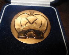 1990 Andrea Cascella - Il grande gioco  Medaglia in bronzo es. n. 637  Calcio