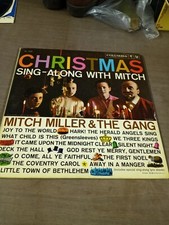 Christmas Sing-Along With Mitch By Mitch Miller And The Gang Vinyl Record LP G