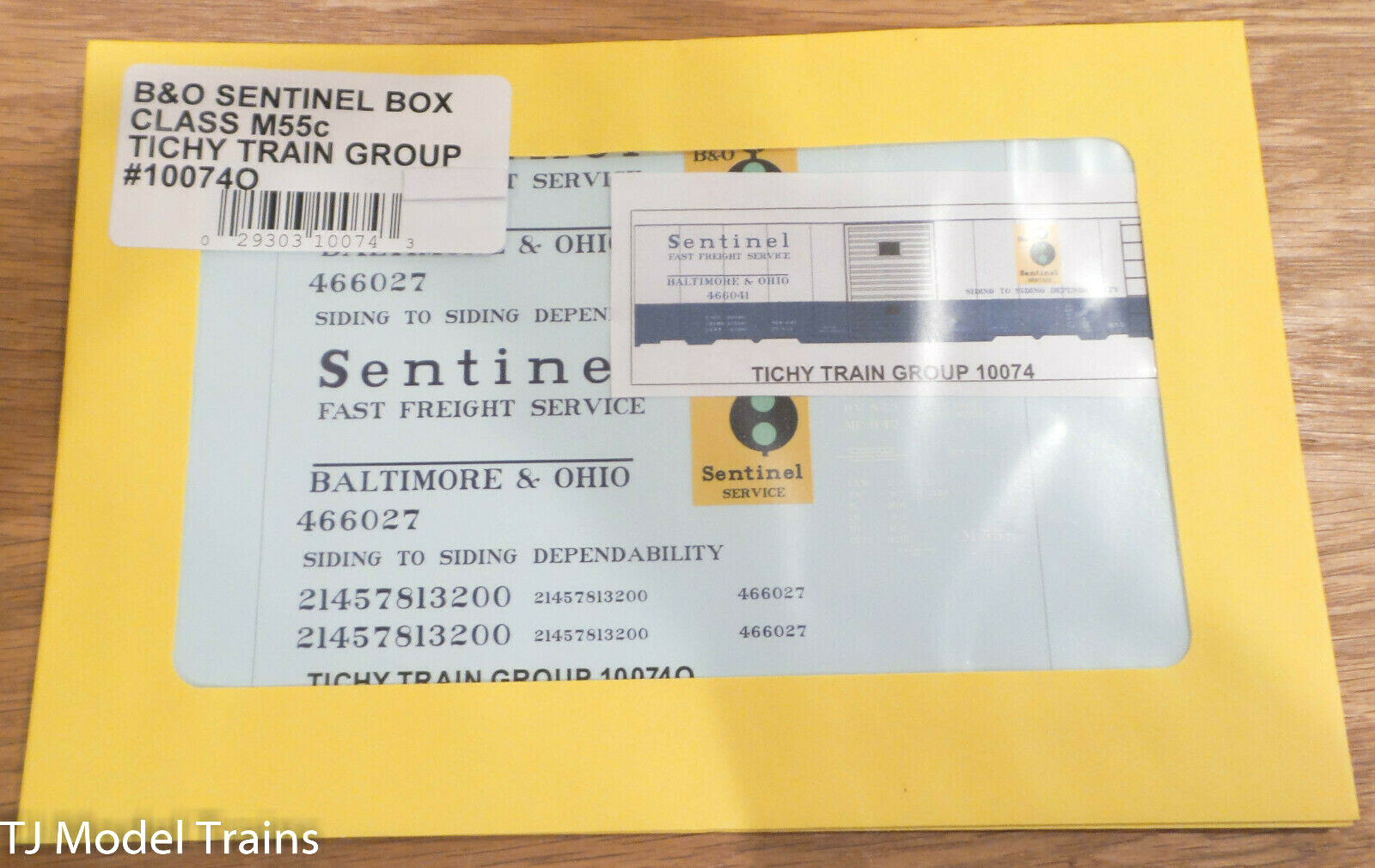 Tichy Train Group O #10074O B&O Sentinel Box Class M55c (Decal)