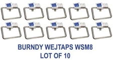 Burndy WSM8 Wejtap Stirrup Assembly Connectors Blue Aluminum (10-Pack) Hubbell