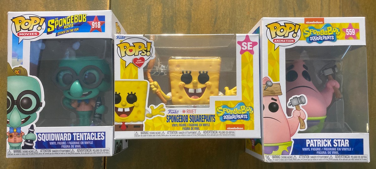 FUNKO POP SPONGEBOB & PATRICK STAR SE 559, SQUIDWARD918 | eBay