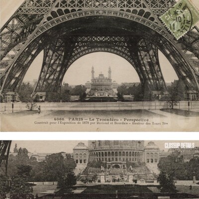 36W''x24H'' LA BASE DE LA TOUR EIFFEL by DAVIOUD BOURDAIS FRANCE CHOICES of CANVAS