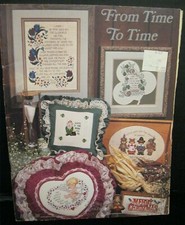 FROM TIME TO TIME STONEY CREEK COLLECTION CROSS STITCH PATTERNS 1ST PRINT 1986