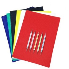 120 Pcs Carbon Transfer Tracing Copy Paper w/ 5 Pcs Embossing Styluses for Wood