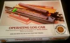 MODEL RAILROAD BUILDING structure model layout Operating Log Car