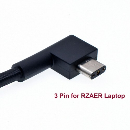 DC 5.5*2.1mm Female to 3Pin Laptop Power Cable Plug Adapter Converter for Razer - Picture 7 of 14
