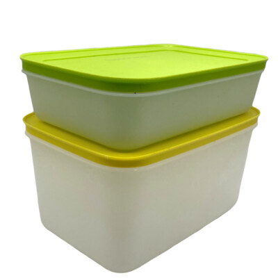 Tupperware Freeze Freezer Mates PLUS 2-Piece Storage Containers Set