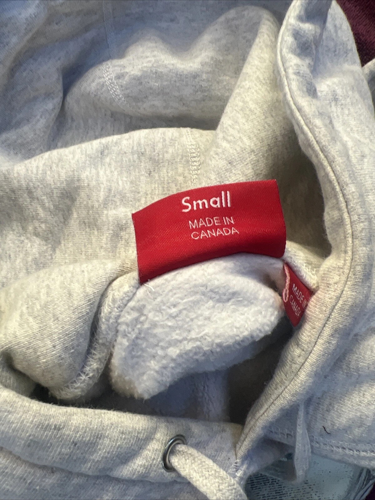 Felpa con cappuccio Supreme Know Thyself (grigio) taglia small in perfette condizioni