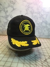 Vintage 80s NRA National Rifle Association Foam Mesh Snapback Trucker Hat Cap