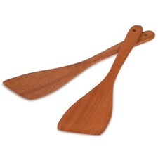 Wooden Spatula for Cooking 12.8 Inches Flat Wooden Spatula for Non Stick Cook...