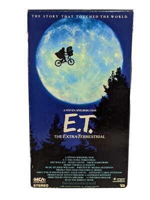 E.T.: The Extra-Terrestrial VHS Dee Wallace Peter Coyote Drew Barrymore Hne