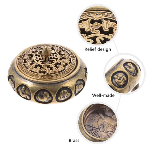 Aromatherapy Furnace Figurine Censer Holder Statue Chinese Zodiac Incense Burner - Imagen 9 de 12