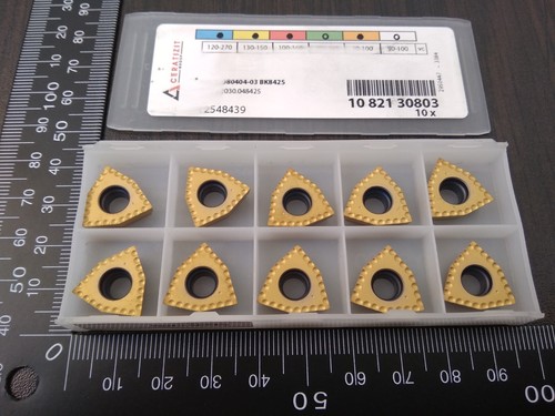 WOEX 080404-03 BK8425 / W29 42030.048425 10 PCS Original carbide inserts - Picture 2 of 3