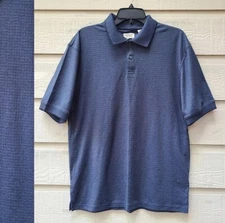 HUDSON RIVER Men’s Polo Shirt Short Sleeves Blue Size M