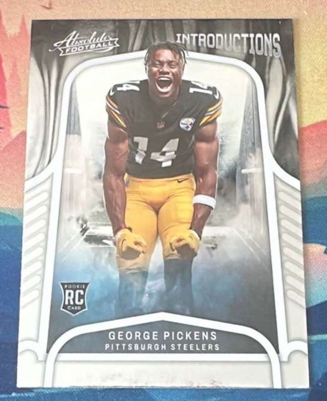 2022 Panini Absolute - Introductions George Pickens #INT-15 (RC)