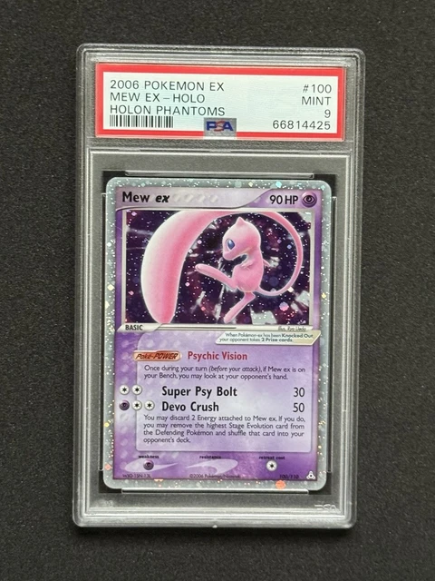 2006 Pokemon EX Holon Phantoms Mew EX - Holo #100 PSA 9