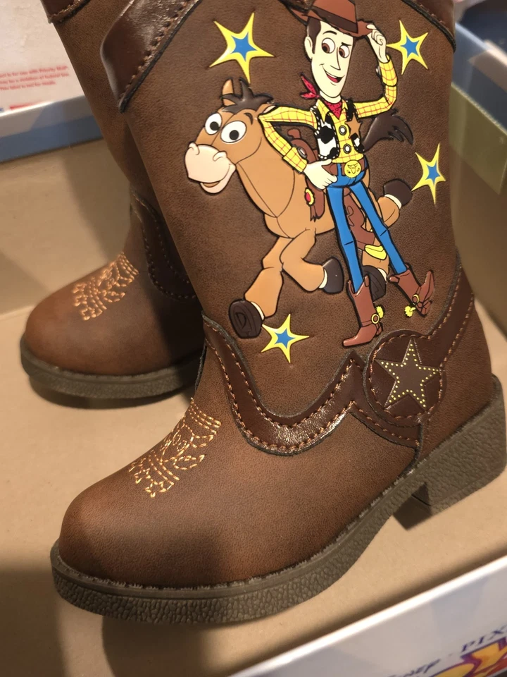 Kids Disney Pixar Toy Story Cowboy Boots Holiday Gift Size 5 - Image 2 of 3