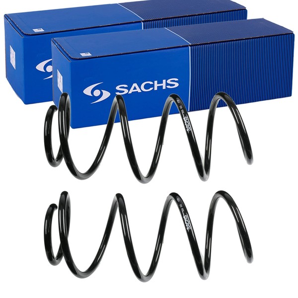2X Sachs Fahrwerksfedern Vorne Passend FÜR Hyundai IX20 Links+Rechts-image