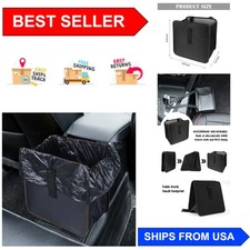 Versatile 7l Foldable Car Trash Bin - Universal Hanging Design For All Vehicles