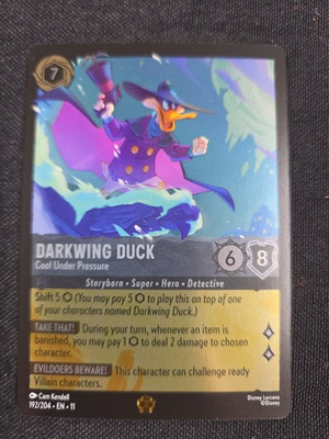 #ad Darkwing Duck Cool Under Pressure 192 204 Winterspell Cold Foil $4.00