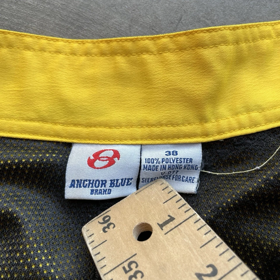 Pantalones Cortos de Natación Negro Y2K Azul Ancla Vintage Verano Surf 38 Foto 2 de 4