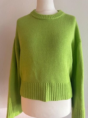 Mrs. Hugs Damen Pullover Gr L Grün Top Zustand 