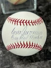 Cesar Geronimo Signed MLB Baseball Cincinnati Reds "Big Red Machine" Dated COA