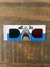 Original 1983 JAWS 3D Unpunched Cinema Glasses ©MCA | Vintage Horror Memorabilia