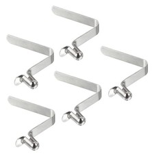 PATIKIL 8x5mm Kayak Paddle Snaps, 5 Pack Tent Pole Push Button Spring Clips