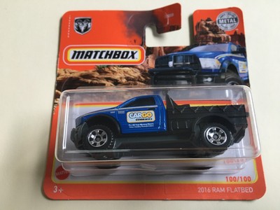 Matchbox 2020 MB 100/100 2013 Ram Flatbed blau-schwarz Blister 1