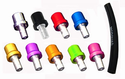 #ad Modquad Billet Gas Cap Breather Blue Gas Caps $29.36