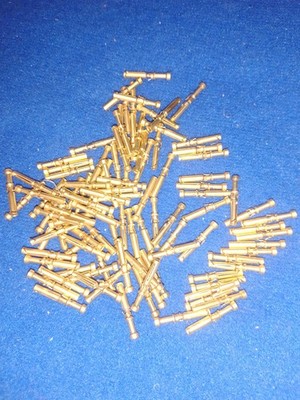 (97) AMP GOLD PLATED CONNECTOR PINS - SOLDER TYPE
