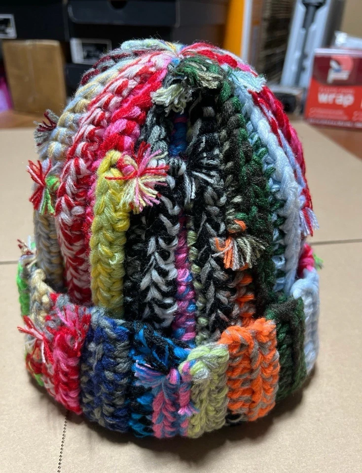 NEW Supreme Hand Tied Beanie FW23 Multicolor Box Logo - Image 2 of 4