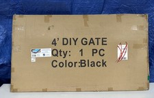 Pool Fence DIY by Life Saver Self-Closing Gate Kit, Black Pack of 1 