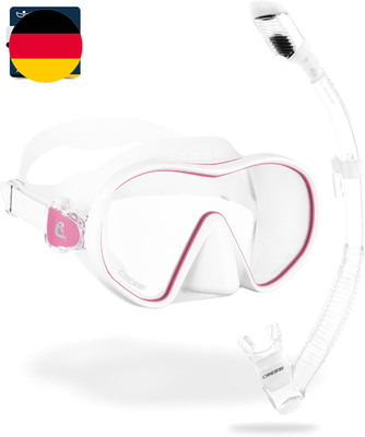 CRESSI F-Dual + Supernova Dry Combo - Tauchmaske Und Trockenschnorchel Set Zum S