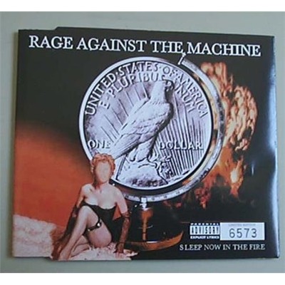 RAGE AGAINST THE MACHINE SLEEP NOW IN THE FIRE CD SINGLE LIMITED EDITION NUMBERE