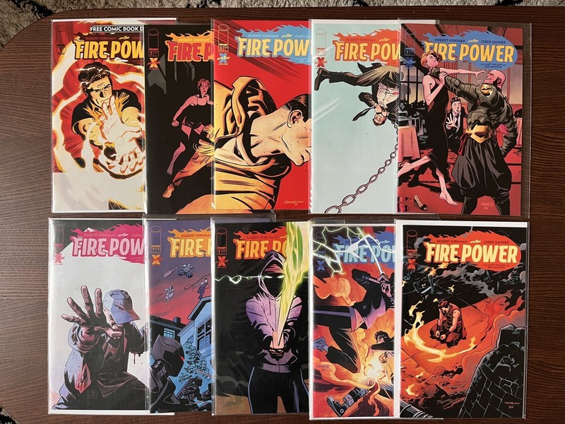 Fire Power 1-10 comic lot - Robert Kirkman & Chris Samnee - Image Comics 2020