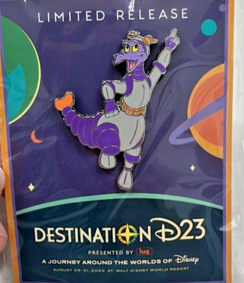 ^New Disney Destination D23 Lug Spaceman Figment Epcot Center Pin LR