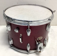 Slingerland Red Sparkle 14" Marching Snare Drum Zoomatic Strainer Niles # 116344
