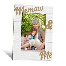 Memaw And Me Picture Frames, Memaw Gifts for Grandma, Grandkids Wooden memaw
