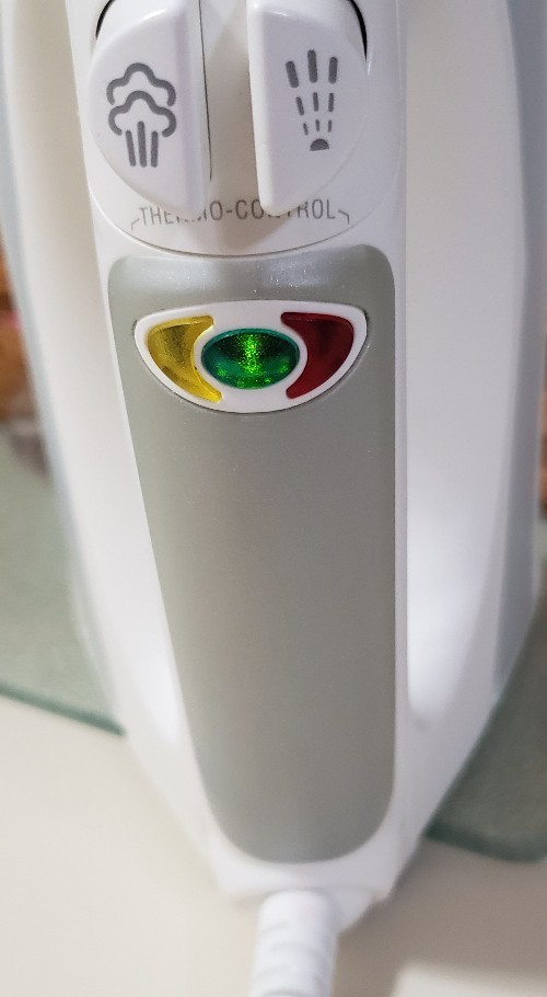 Rowenta DX8800 Steam Iron Platinum Bottom Germany 12.0 V  1800 w Tested Works