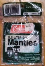NEW OLD STOCK - Coleman Silk-Lite Mantles 21A