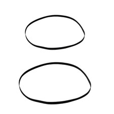 Precision Molded Flat Rubber Turntable Belt Phonograph Player Belt 0.20inch