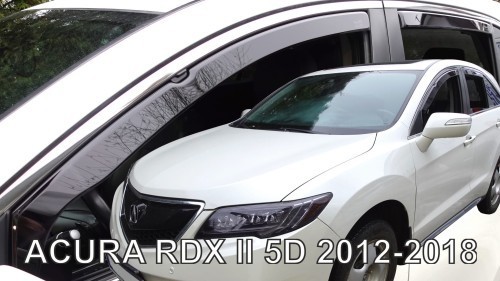 Déflecteur d'air HEKO pour voyager en Acura RDX 2 les vitres ouvertes sans courant d'air