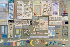 Large Lot of Baby Boy Stickers Cut-outs Jolee s Boutique, Sticko, K Co Etc
