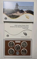 2018 America the Beautiful U.S. Mint Clad Proof Quarter Set - Complete OGP & COA