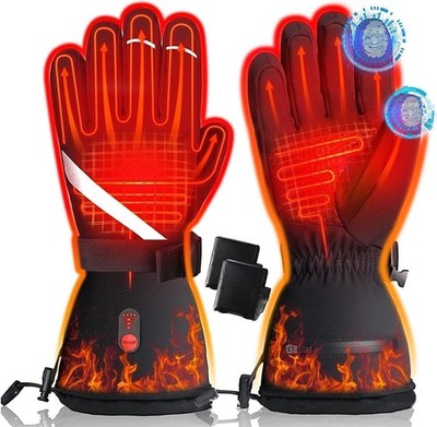 USB Elektrische Beheizbare Motorradhandschuhe Wärmer Handschuhe Thermo mit Akku
