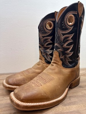 JUSTIN MEN'S CADDO BENT RAIL PERFORMANCE WESTERN BOOTS - SQUARE TOE Size 9 D